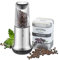 GEFU 00188 Set: Salz- oder Pfeffermühle X-PLOSION®, M + SPICEBAR Rasavat Pfeffer, ganz, bio Inhalt 80 g