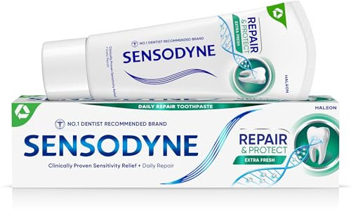 Sensodyne Toothpaste Repair and Protect, Sensitive Toothpaste for Sensitive Teeth, Extra Fresh, 75ml