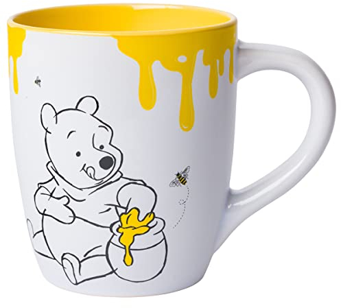 Silver Buffalo Disney Winnie l'ourson Sweet As Can Bee Tasse en céramique, 750 ml, 1 pièce (lot de 1)