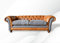 jvmoebel Chesterfield 3 Sitzer Braun Modern Design Couchen Leder Sofa Ledersofa Möbel Neu
