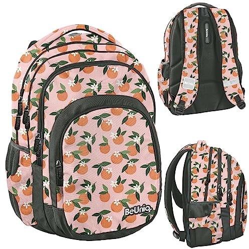 PASO BeUniq Rucksack orange Schulranzen Schulrucksack