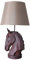 Tischlampe Pferd Tischleuchte Pferdekopf Nachttischlampe (ohne Leuchtmittel) Lampe Leuchte 66cm cw214 Palazzo Exklusiv