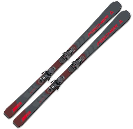 Ski Alpinski Carvingski On-Piste-Rocker - Fischer RC Fire SLR - 155cm - inkl. Bindung RS9 SLR Z2,5-9 - Modell 2024 - All Mountain Ski - geeignet für Einsteiger bis Fortgeschrittene