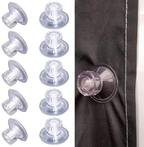 10 Pcs awning suction clamps Camper Side Canopy Fixing caravan awnings Caravan limpets limpets for caravan awning Caravan limpets limpets for awning High-Grip Van Side Fix Pads Kit Suction Cup