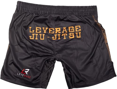 Leverage Short de jiu-jitsu BJJ MMA pour enfants – Nogi Grappling Kickboxing Muaythai Surf Vacances d'été, Gringo, 9-12 ans