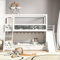 JiaOyu Kinderbett Etagenbett 90x200 mit Rutsche & Leiter, Hausbett mit Graffiti-Tafel, Massivholz Hochbett mit Lattenrost & Rausfallschutz, Funktionsbett Spielbett für 2 Kinder, Ohne Matratze(C)