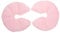 VALICLUD 1 Paar Packungen Gel Therapie Pads Gel Pads Stillen Kühlende Gel Pads Stillen Kühlende Therapie Wärme Gel Pads Brust Wärmetherapie Brust Wärme Pad Still Pads Rosa Pvc
