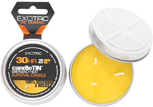 Exotac Kerze CandleTin large slow burn, 002120-SLO