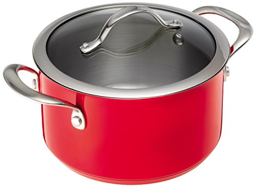 KUHN RIKON 37158 Colori Kochtopf, 3.5 L/20 cm, rot