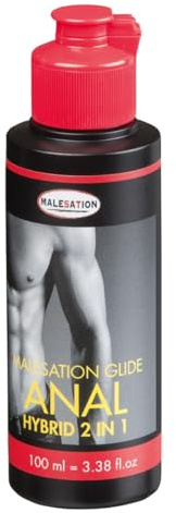 Malesation Anal Hybrid Gleitmittel wasserbasierend 100 ml, 1er Pack