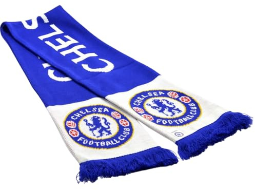 Chelsea FC Official Football Gift Scarf - A Great Christmas/Birthday Gift Idea For Men And Boys