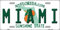 Smart Blonde Lp-6007 Miami Florida Nummernschild aus Metall