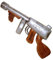Spassprofi Aufblasbare Maschinenpistole ca.90cm Gewehr Maschinengewehr aufblasbar MPI Waffe