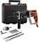 BLACK+DECKER KD990KA-QS Perforateur Pneumatique Filaire - Poignée Latérale - Guide de Profondeur - 2 Burins - 3 Forets - Livrée en Coffret 850W