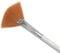 Skin Beauty Solutions Taklon Fan Mask Brush Acid Applicator For Glycolic Lactic TCA Skin Peel / Masques (Large)