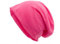 shenky Jersey Beanie | Frühlingsmütze | große Köpfe | dünne Sommermütze | haube Kopf | für Damen & Männer | lang geschnitten | Unisex | Long Slouch Beanie | Neonpink XXL