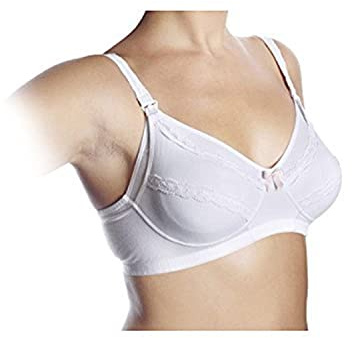 Chicco 00001162000310 Reggiseno Postparto in Cotone, 3C, Bianco