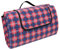 ZOLLNER24 XXL Picknickdecke in 200x200 cm - Obermaterial aus Polyester - wasserdicht durch Aluminiumschicht - mit praktischem Tragegriff - für 4-6 Personen