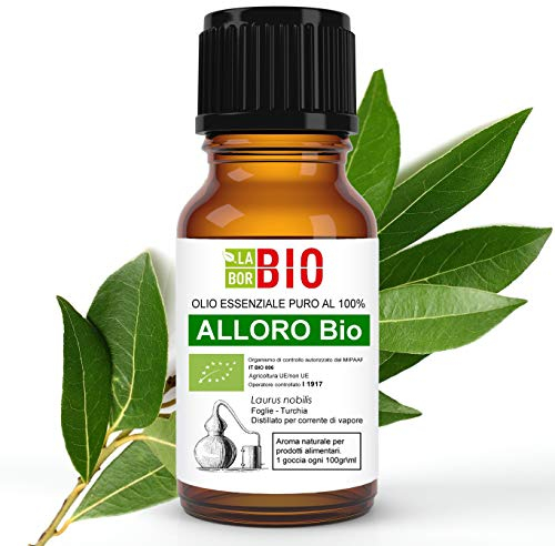 LorbeerÖl Bio Ätherisches Öl 100% Reines 5 ml - Aromatherapie Kosmetik Therapeutische - Laborbio