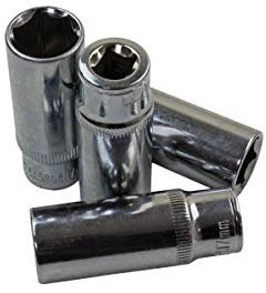 US PRO Tools 17mm Single Deep Socket 3/8 Drive 6 Point 2229