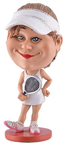 Joh.Vogler GmbH Funny Life-Wackler Tennisspielerin, Bobble-Head