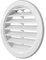 La Ventilazione T10B Griglia di Ventilazione Tonda in Plastica da Incasso, Bianco, diametro 120 mm