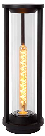 LUCIDE CADIX - Pollerleuchte - Ø 16 cm - 1xE27 - IP65 - Schwarz