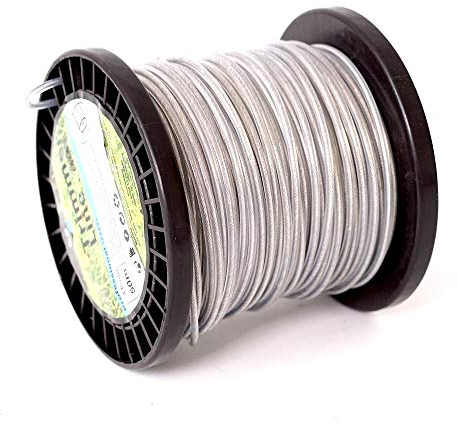 50m Mähfaden Ersatzfaden STEEL Duo Power Line 3mm Trimmerfaden Motorsense (3,00mm x 50m)