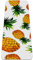 Weiße Ananas-Yogamatte, dicke Trainingsmatte, rutschfeste Griffigkeit, Pilates-Matten für Frauen, 182,9 x 61 cm