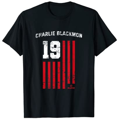 Charlie Blackmon Vintage Flagge Denver patriotisch Colorado T-Shirt