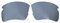 Remplacement oakley Flak 2.0 XL 9188/1,5 mm polarisé/facile à installer (sliver)