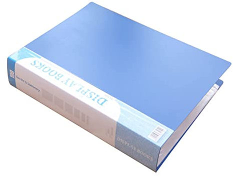 EdirFtra A4-Anzeigebücher, 50-Taschenanzeigeordner, Projektordner, Anzeigeordner, transparente Taschenprotektoren, Kunstordner, transparente Bücher, 12 x 9 Zoll Ordner, 100 Seiten