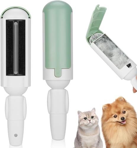 Gadom Fusselbürste, Tierhaarentferner für Kleidung Wiederverwendbare Fusselroller für Kleidung Fusselrolle für Kleidung, Hundehaare, Katzenhaare, Sofa, Bett, Teppich