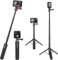 Osznmmg Selfie Stick Trípode, 51cm Trípode Telescópico para GoPro, Trípode Telescópico Portátil de 4 Pasos para Selfie, Fotografía, Accesorios Selfie Stick para GoPro Hero/dji Action 2