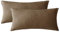 SOULFUL Doppelte Muslin Kissenbezug 40x80 Baumwolle, Dunkler Kaffee