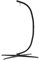 LUVODI Hammock Swing Chair Stand: C-shaped Heavy Duty Hanging Metal Frame Air Porch Swinging Seat Stand for Indoor, Outdoor, Garden, Poolside, Max Load 120kg