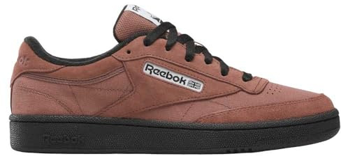 Reebok Club C 85 Unisex, Scortchedearth Black White, 43 EU