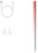 R3 Lápiz para Tablet Capacitivo Universal Compatible con Tablet Android iOS Apple iPad/Pro/Air/Mini/Samsung/Huawei//Lenovo/Xiaomi Todos Los Tabletas y Smartphones (PinkWhite)