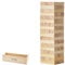 VEVOR Jeu de tour en bois, 54 blocs, tour de blocs empilables en bois de pin, avec caisse de rangement, plusieurs façons de jouer au jeu d'empilage en bois, jouet de famille, pour intérieur, extérieur