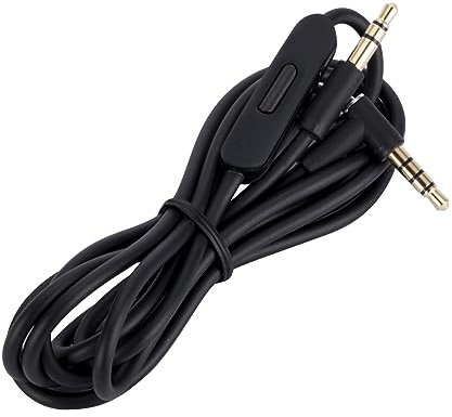 Solo 2 3 HD Replacement Headphone Audio Cable, Compatible with Beats by Dr. Dre Headphones Beats Solo Studio Detox Detox Pro Headphones 3.5mm Male to Male Audio Cable, Volume Control Remote-Talk 1.4M