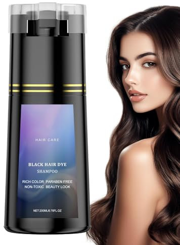 Champú De Tinte Para El Cabello Rubio, Color De Cabello Castaño Nutritivo, Coloración De Cabello Natural, Fórmula De Acondicionamiento Rico, Resultados Duraderos, 200 Ml, Para Principiantes, Profesion