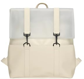 RAINS Unisex Zaino 14290 Poliuretano Beige Taglia Unica