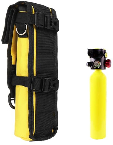 Vibhgtf Sauerstoffzylinderhalter – tragbare Tasche 0,5 l, Tauchausrüstung