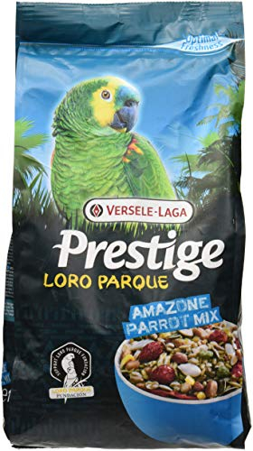 Versele-Laga Loro Parque Amazone Parrot Mix | 1 kg | Alimento complementario para Loros sudamericanos | para apoyar la vitalidad | con vitaminas y minerales