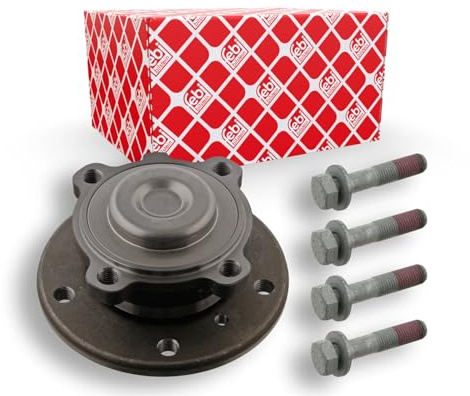febi bilstein 24572 Radlagersatz mit Radnabe, ABS-Impulsring und Anbaumaterial, 1 Stück