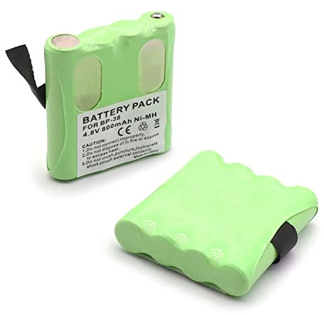 SUNDELY® 2 X 700 mAh NI-MH AAA Battery Pack Rechargeable Replacement for Binatone Radio Walkie Talkie Transceiver Marina 900 Terrain 550 650 750