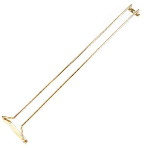 Gläserschiene Messing 61cm