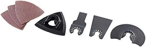 AGT Zubehör zu Multitool: Zubehör-Set für Multifunktionswerkzeug AW-18.osz, 7-teilig (Multitool Set, Werkzeuge, Tauchsägeblatt)
