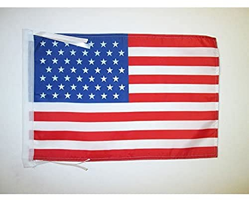 AZ FLAG United States 1959-1960 49 stars Flag 45x30 cm Cords | Indoor and outdoor use american historic 12x18 in decorative flag double stitched seams and reinforced edges with ties