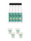 Berliner Luft Pfefferminzlikör 4x0,02 Liter + Berliner Luft Shotglas 4cl 2 Stück (Glas, Shot Glass, Trinkglas, Trinkbecher, 8 cl)